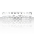 2pc Chrome ABS Grille Insert for 2014-2015 Chevy Silverado 1500 1WT