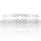 2pc Chrome ABS Grille Insert for 2014-2015 Chevy Silverado 1500 1WT