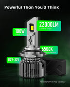 6x 9005 H11 Canbus LED Headlight Fog Bulbs Super White 6500K for