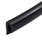 Black U-Shape Car Door Moulding Rubber Strip Trim Guard Edge Protector Cover