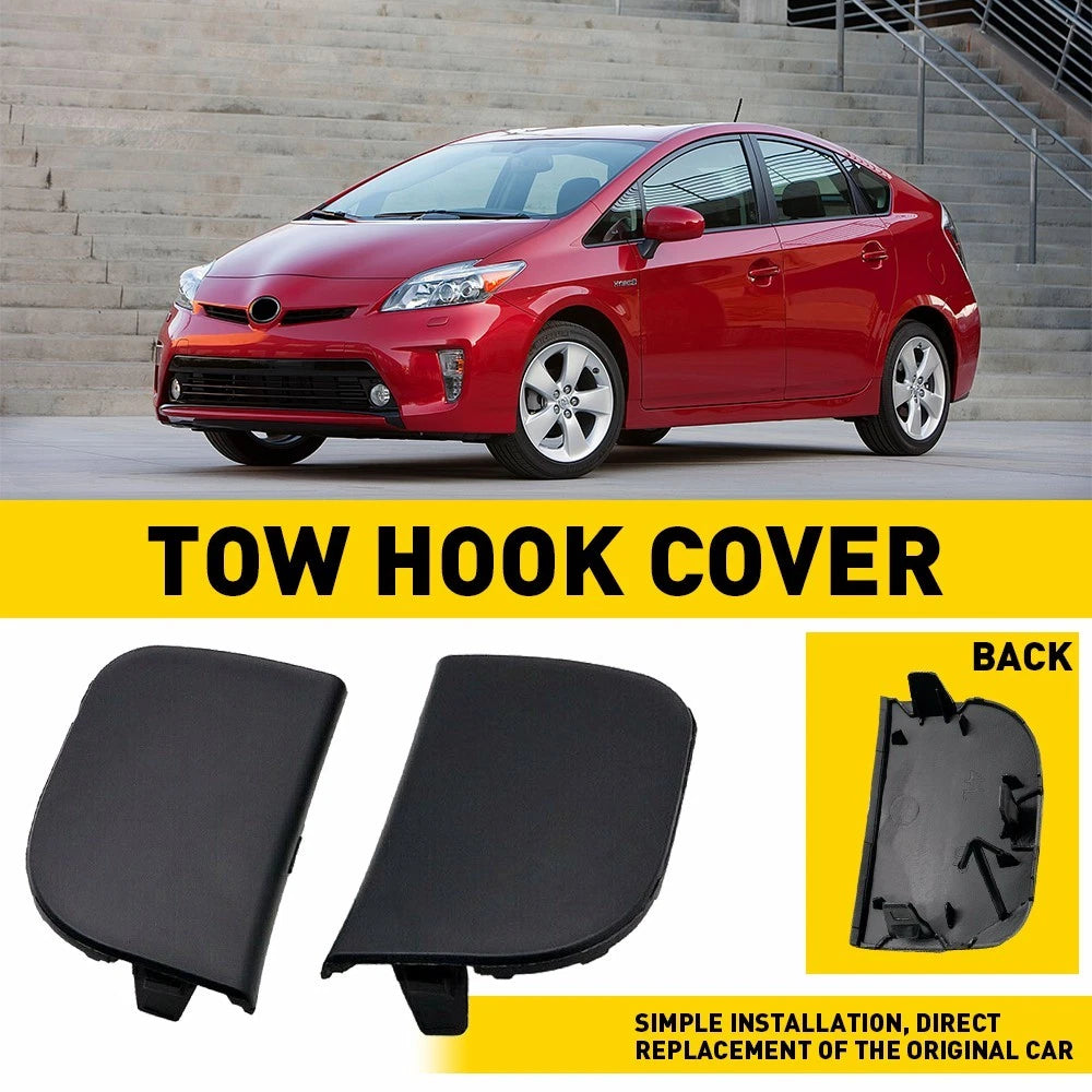 2X Tow Hook Cover Eye Cap for Toyota Prius (2012–2015) Left Right