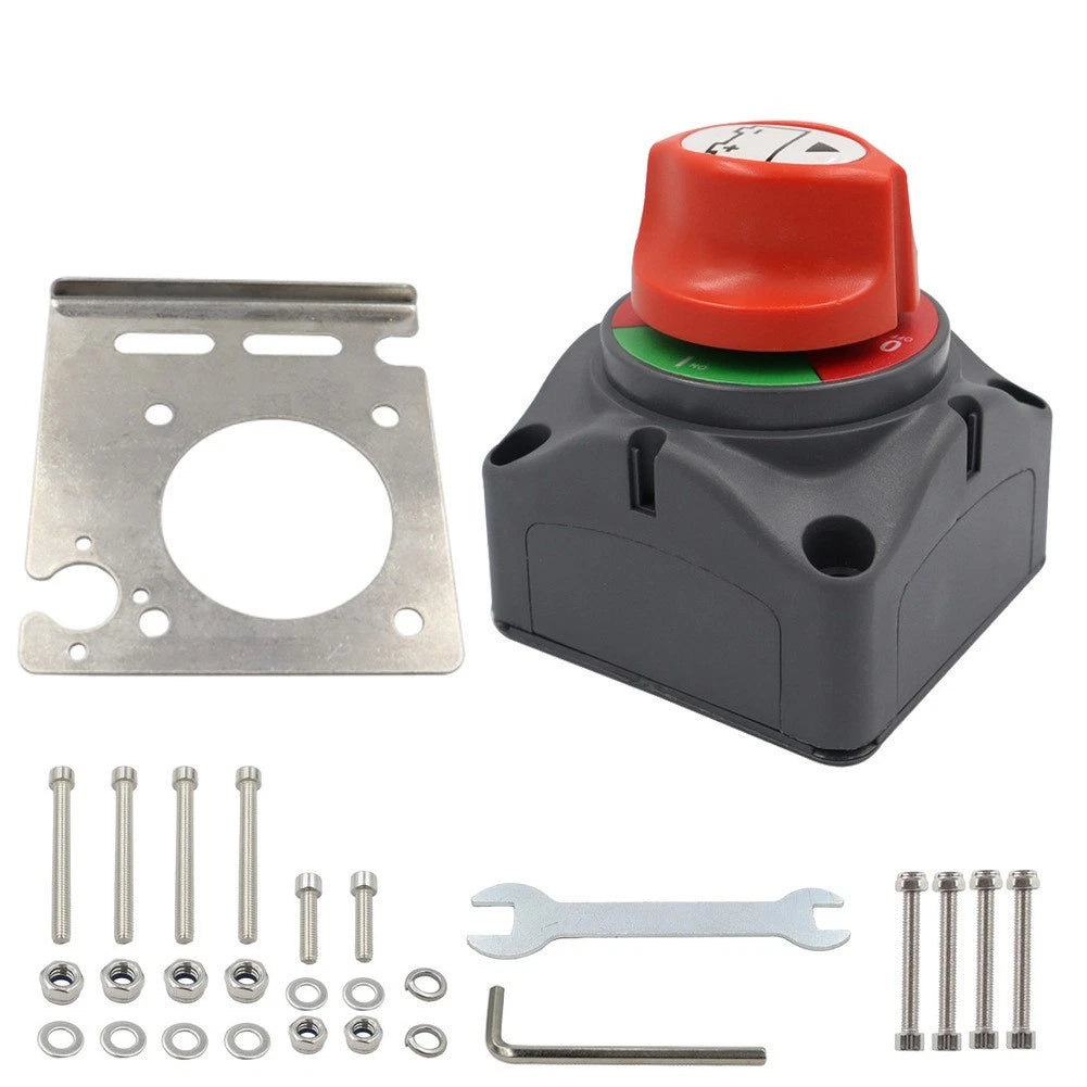 Battery Selector Switch for RV Marine Electrical Panels (12V 48V)