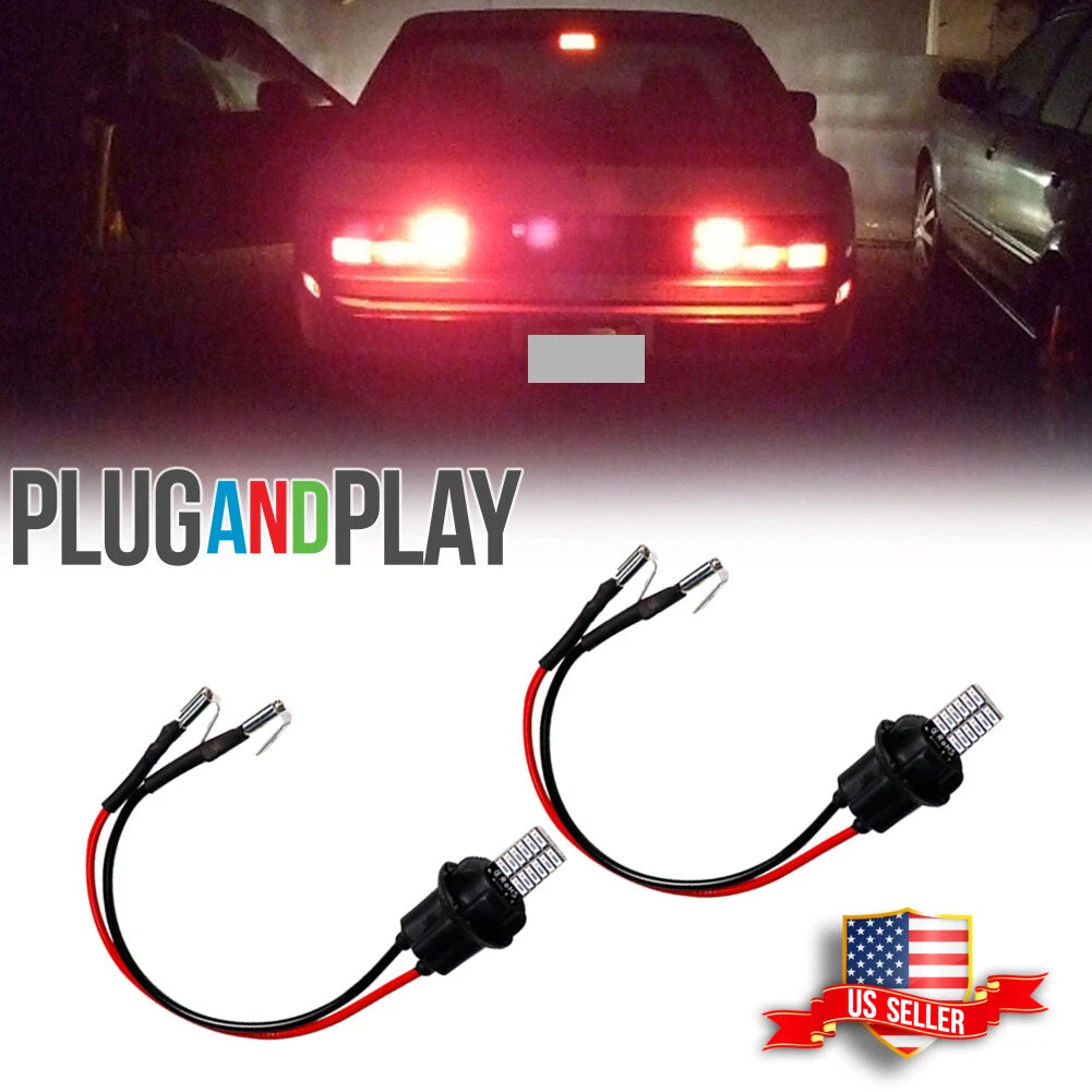 2X Red LED Tail Light Mod Kit for Porsche 944 924 (1982–1991)