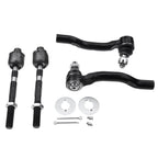Set of 4 Inner & Outer Tie Rod Ends for Nissan Frontier Pathfinder (2005–2019)