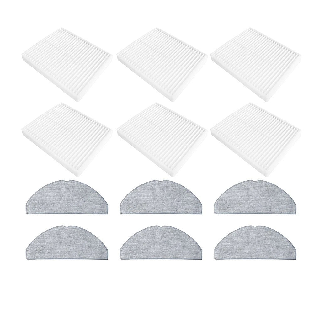 Set of 2 HEPA Filters and Mop Pad for Eufy G50 L60 Robot Vacuum