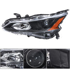 Clear Lens Black Left Side Headlight Assembly for Nissan Altima (2022)
