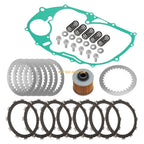 Clutch Friction and Steel Plates w/Gasket for Yamaha XVS650 V-Star (1998–2016)