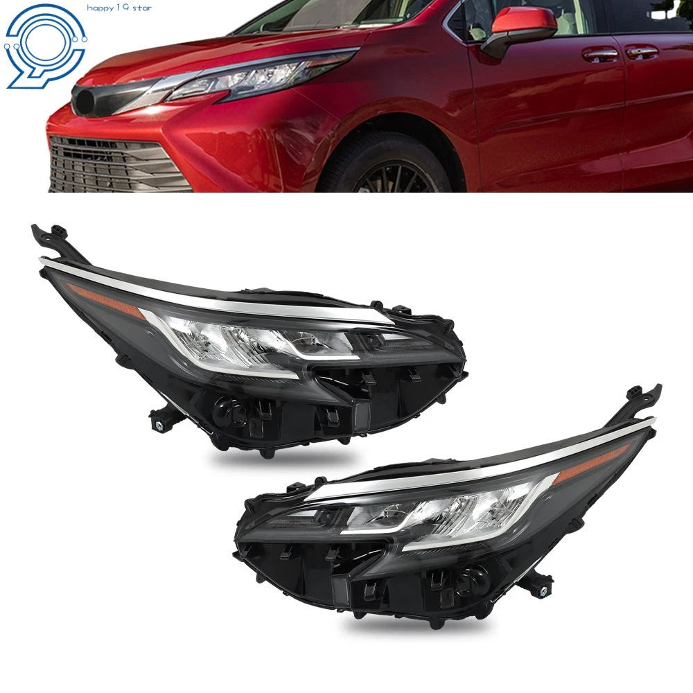 LED Headlights for Toyota Sienna (2021-2022) with DRL
