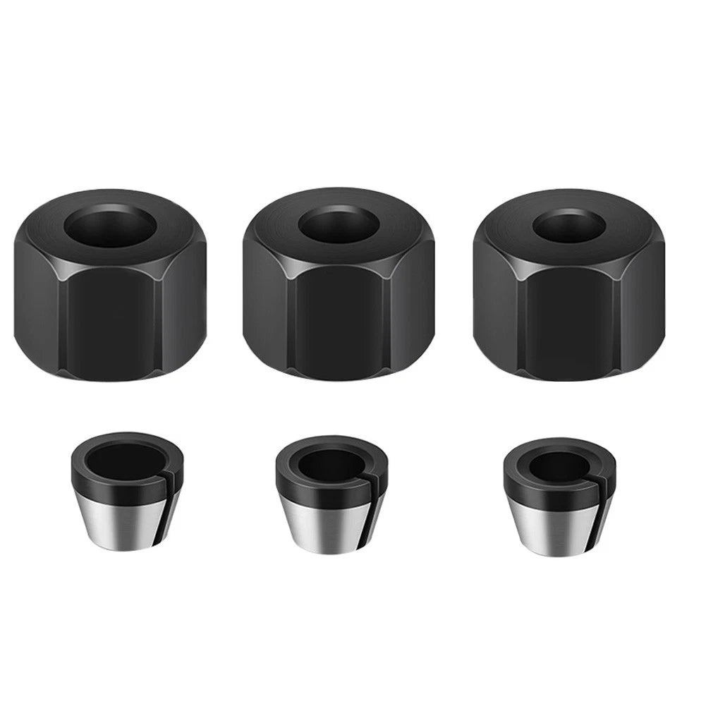 Trimmer Collet Chuck Kit for Woodworking and Engraving