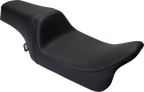 Predator 1Up Seat for Harley FLH (Smooth Black Solar Leather)