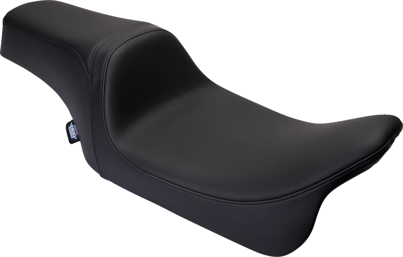 Predator 1Up Seat for Harley FLH (Smooth Black Solar Leather)