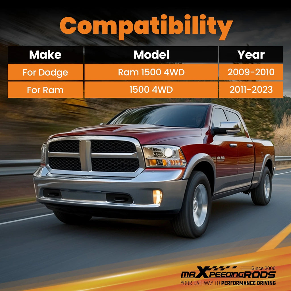 4x Suspension Lift Spacers for Dodge Ram 1500 (2009–2023)
