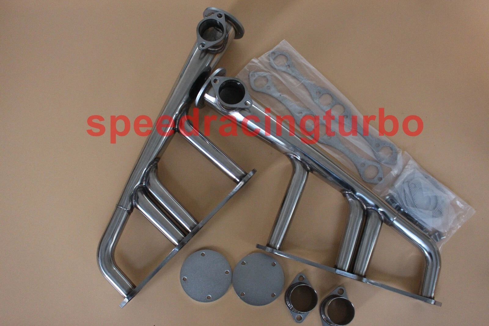 Stainless Steel Lake Style Headers for Chevy SBC 265-400 V8 (1965–1986)