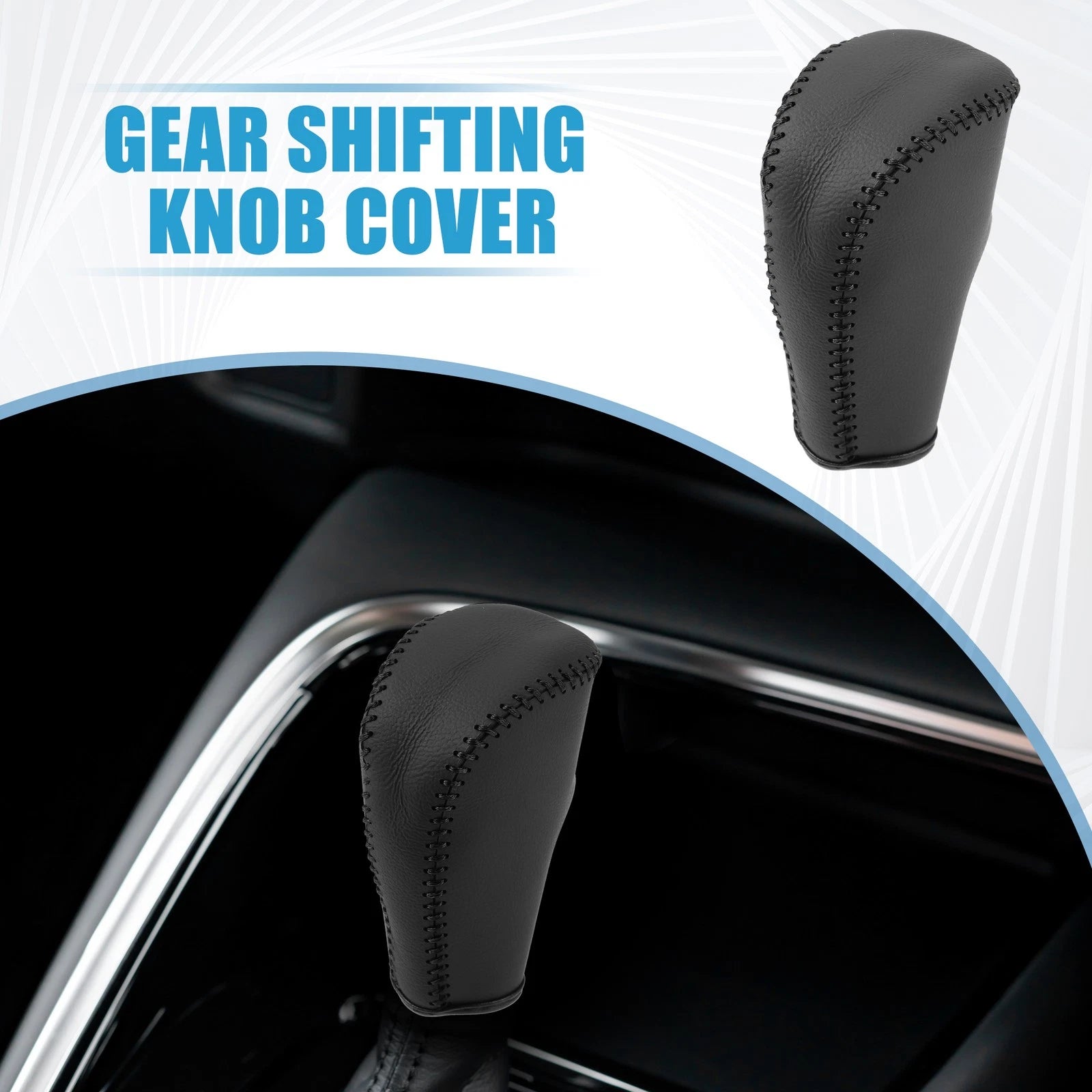 Gear Shifting Knob Cover Trim for Hyundai IX35 (2010–2015) Black
