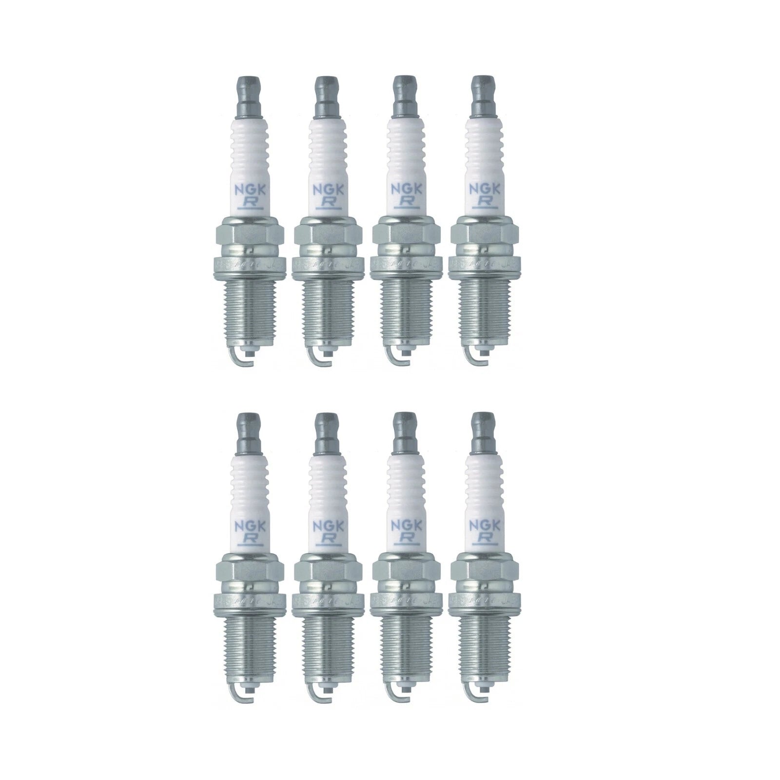 Set of 8 NGK Standard Nickel Spark Plugs (Gap 0.036) for