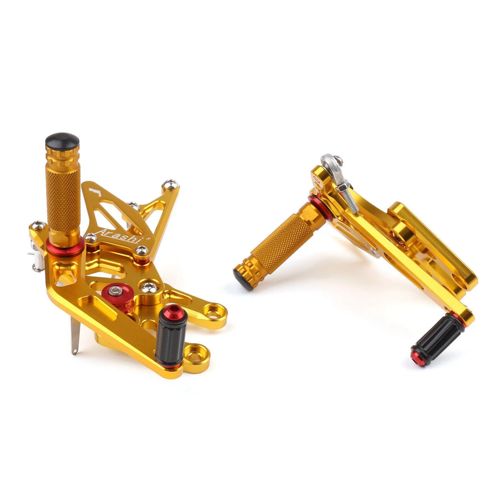 Rearset Rear Set for Kawasaki ZX10R (2004–2005) Gold