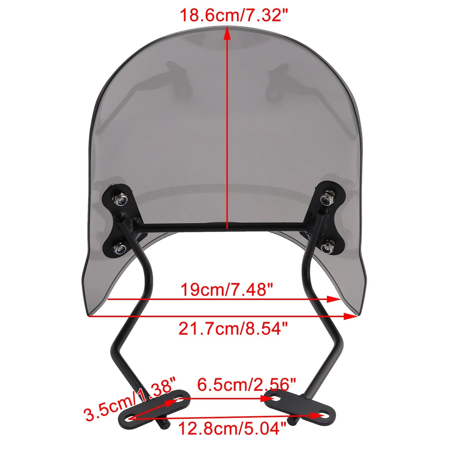 Windshield WindScreen for BMW R nineT Scrambler (2014–2024) Gray