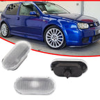 Clear Lens Side Marker Light Housings for VW MK4 Golf Jetta GTI Beetle