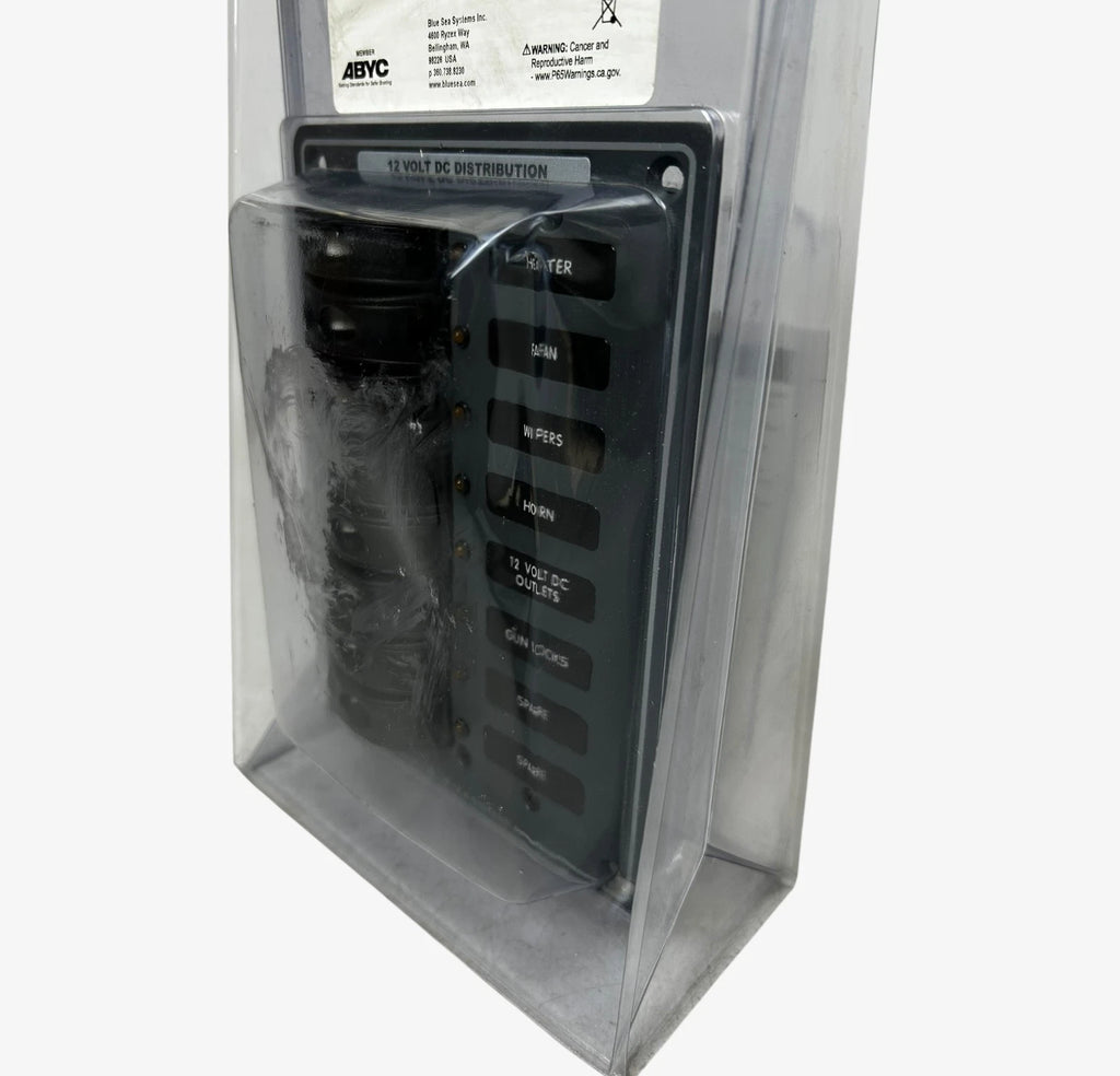 Power Distribution Panel 8 Position for Blue Sea Systems (10129)