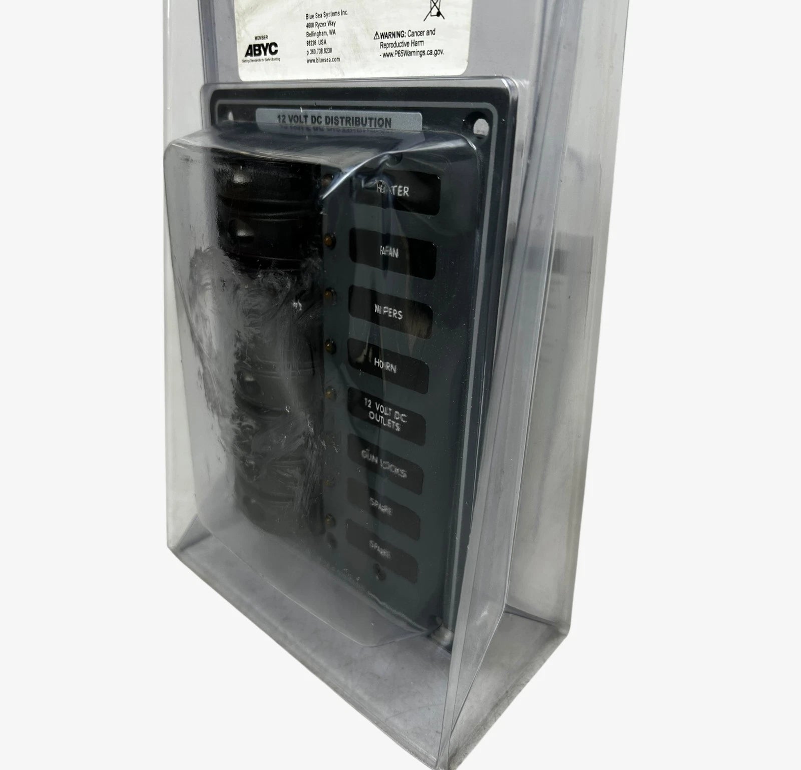 Power Distribution Panel 8 Position for Blue Sea Systems (10129)
