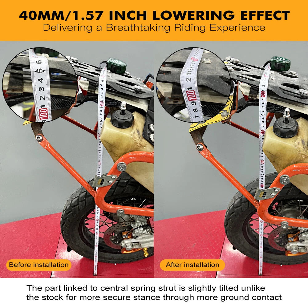 Rear Lowering Link Kit 40mm for KTM 690 Enduro R SMC R (2008–2018)