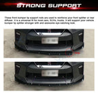 Front Lip Bumper Rod Strut Support Bar for RAM 1500 (2019-2024)