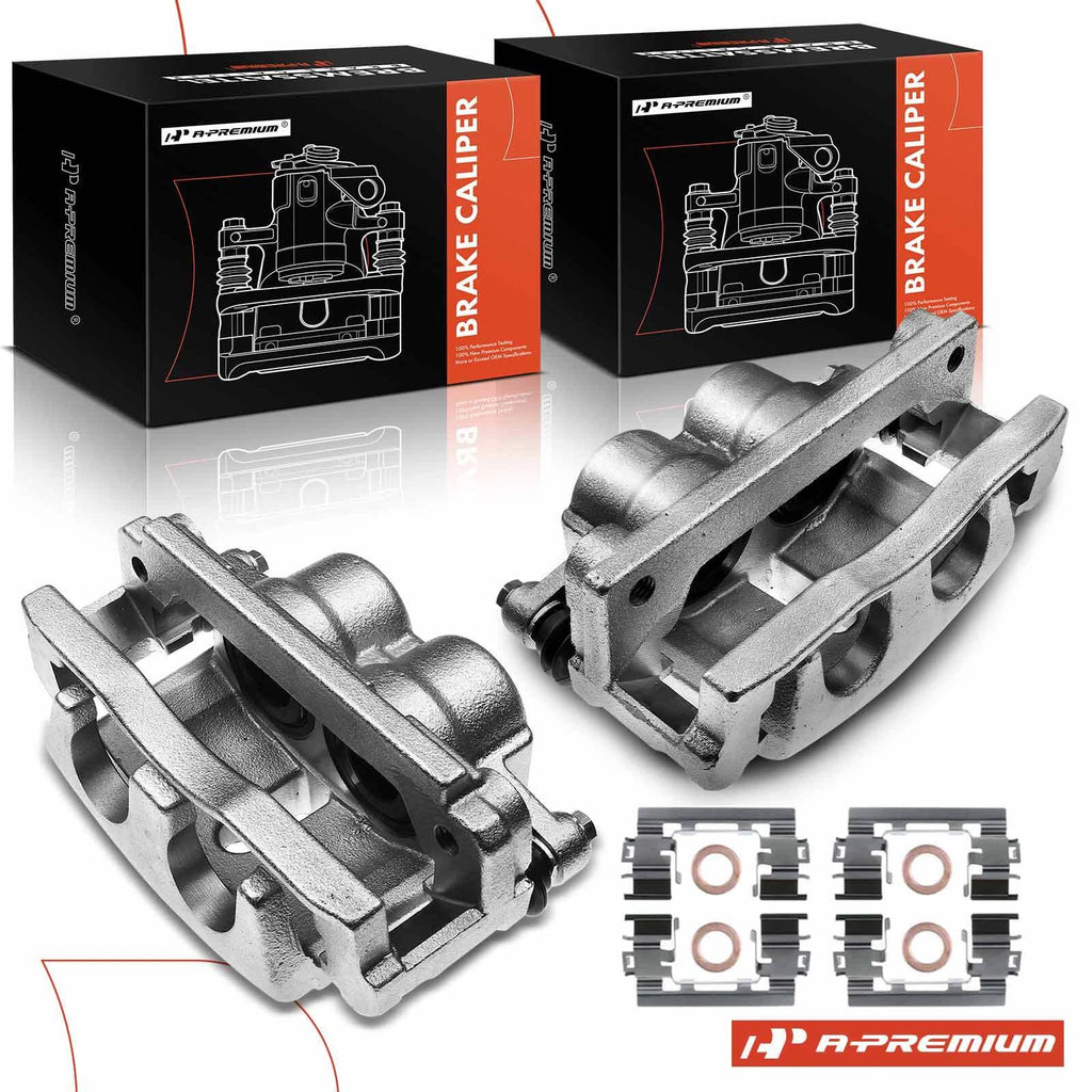Pair Front Brake Calipers for Chevrolet Traverse (2009–2017) GMC Acadia