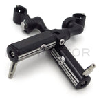 Footpeg Mounting Kit for Gear Skull (1.5", Black, Short, Angled)