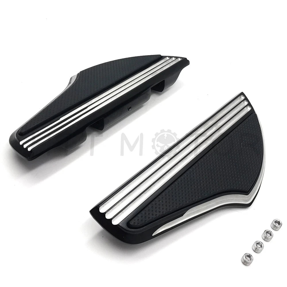 Shark Fin Passenger Footboard for Harley Softail Slim Fat Boy Road King (2014–2023)