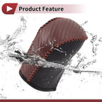 Gear Shift Knob Cover for Subaru Forester (2006–2012) Brown Faux Leather