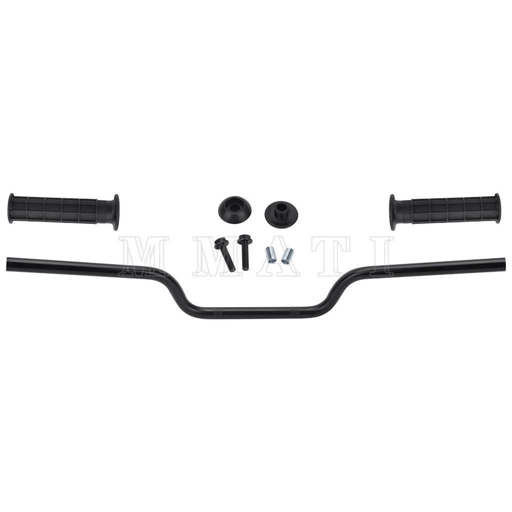 Handlebar & Grips w/End Guard for Honda ATC200X ATC350X ATC250R (1983–1987)
