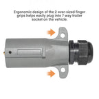 7 Way Round Socket Power Connector for Chevrolet Silverado 1500 (2019–2023)