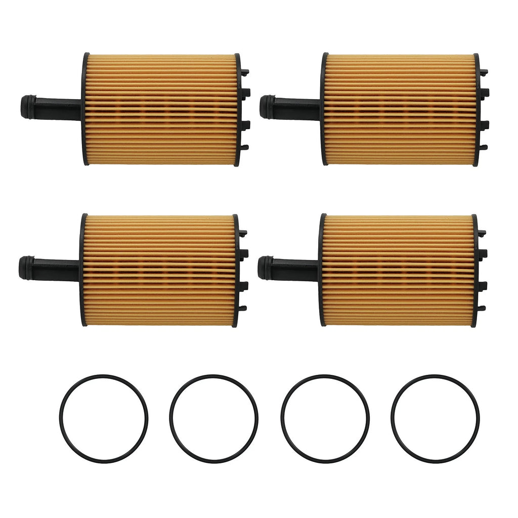 Set of 4 Engine Oil Filters for VW Jetta (2005-2014)