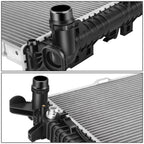 OE Aluminum Core Radiator DPI 13310 for Audi A4 A6 Q5 3.0L 3.6L (2011–2017)
