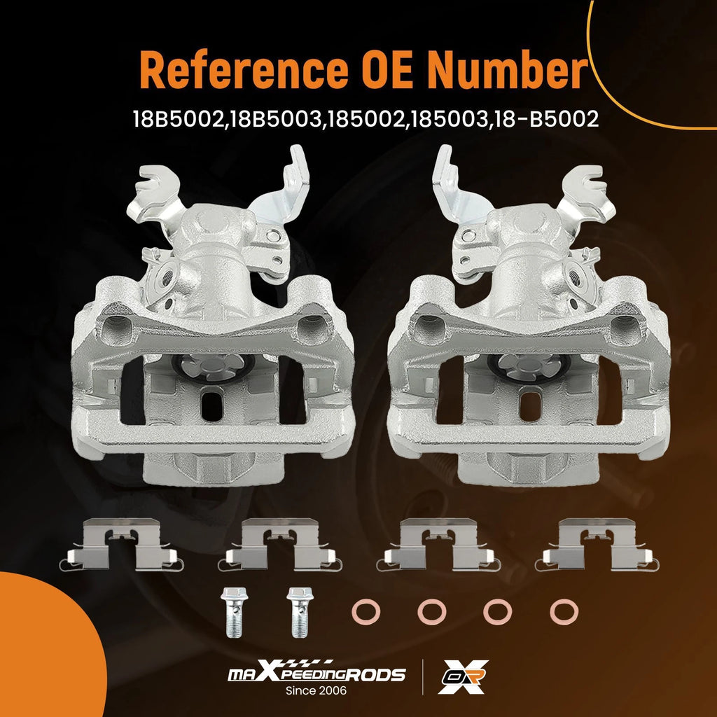 Rear Pair Disc Brake Calipers for Ford Fusion (2006-2012)