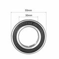 Set of 4 6006 RS Bearings for (55mm x 30mm x 13mm)