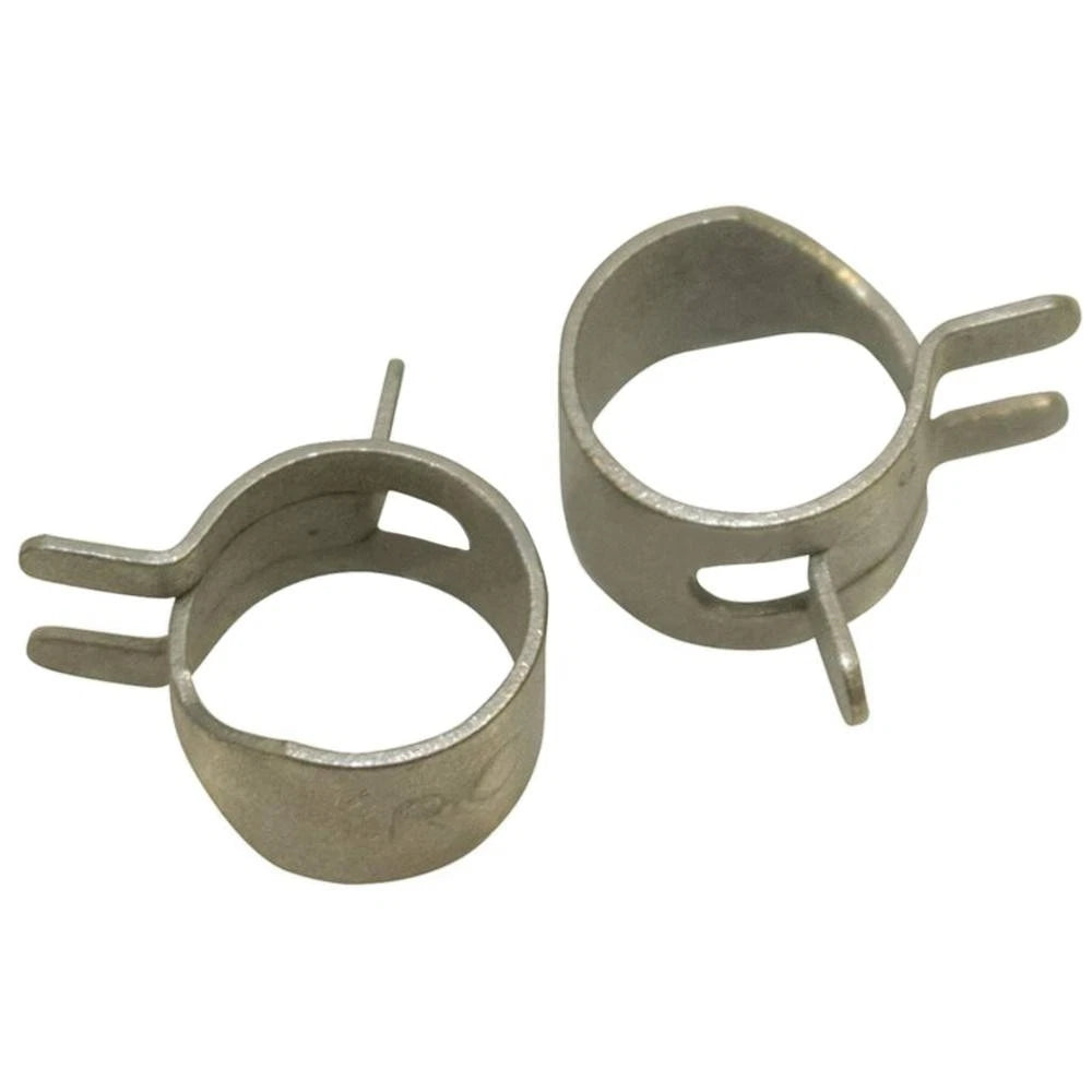 Set of 2 Hose Clamps for Tecumseh 7/16" OD Hose (Fits 26460)