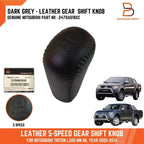 5 Speed Leather Gear Knob for Mitsubishi Triton L200 ML MN 4WD (2006-2015)
