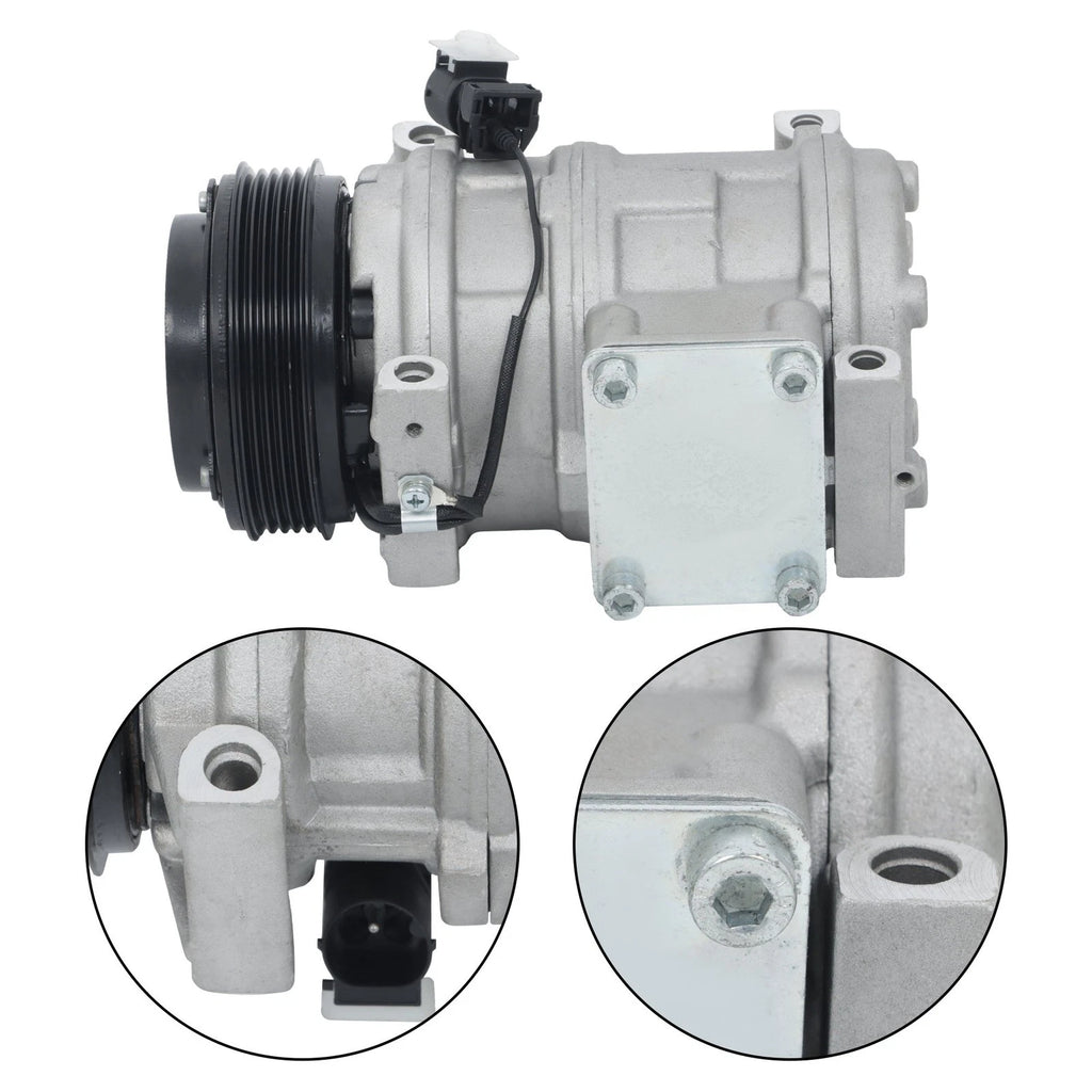 A/C Compressor with Clutch for BMW 323i 325i 328i 525i 530i 740i 750iL 840Ci 850i (1990–2005)