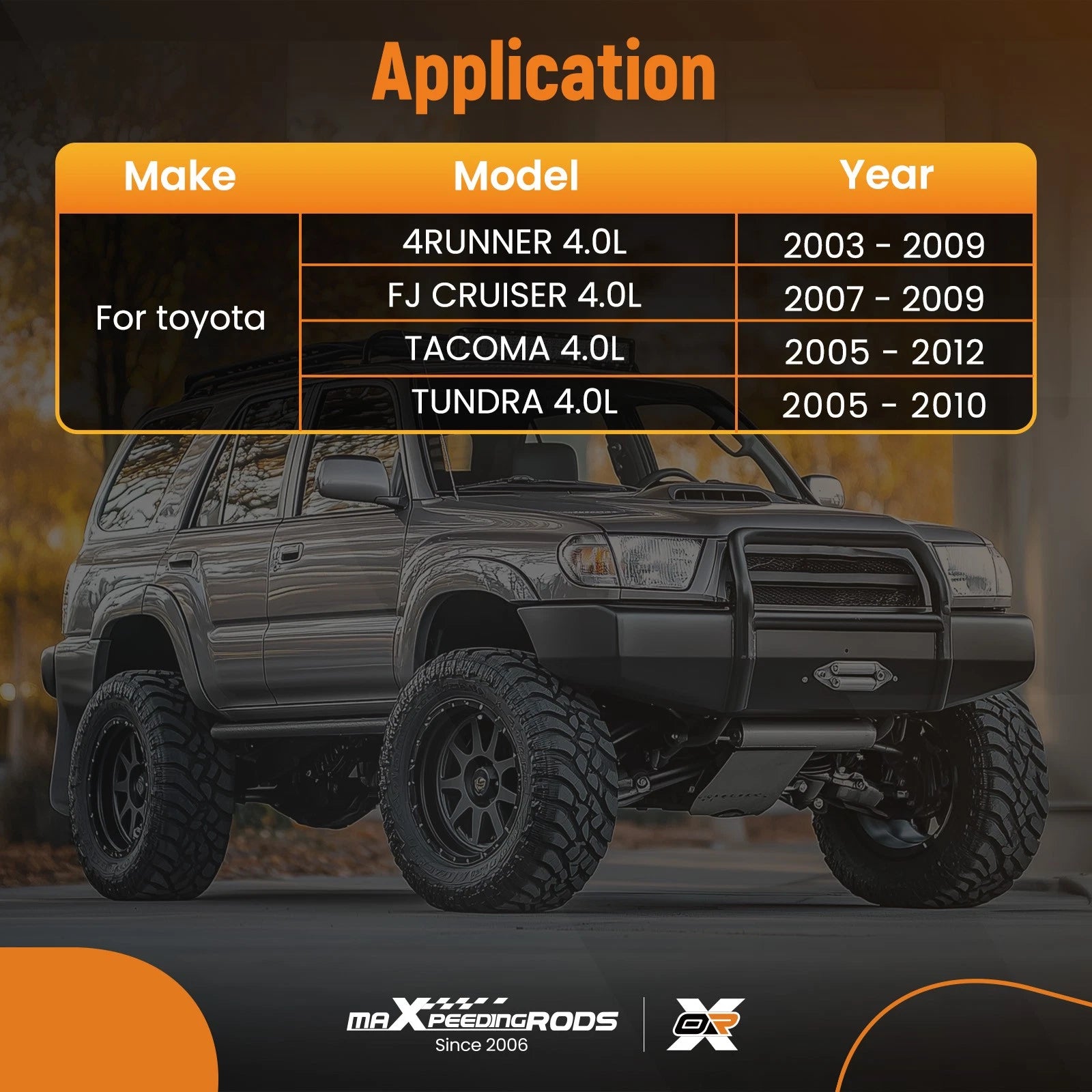 Timing Chain Kit for Toyota 4Runner FJ Cruiser Tacoma Tundra (2003–2023)