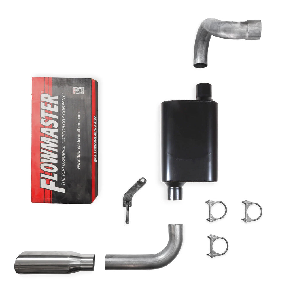 2.5" Single Exhaust Kit for Jeep Wrangler (2018–2025) Flowmaster 40 Series Tip
