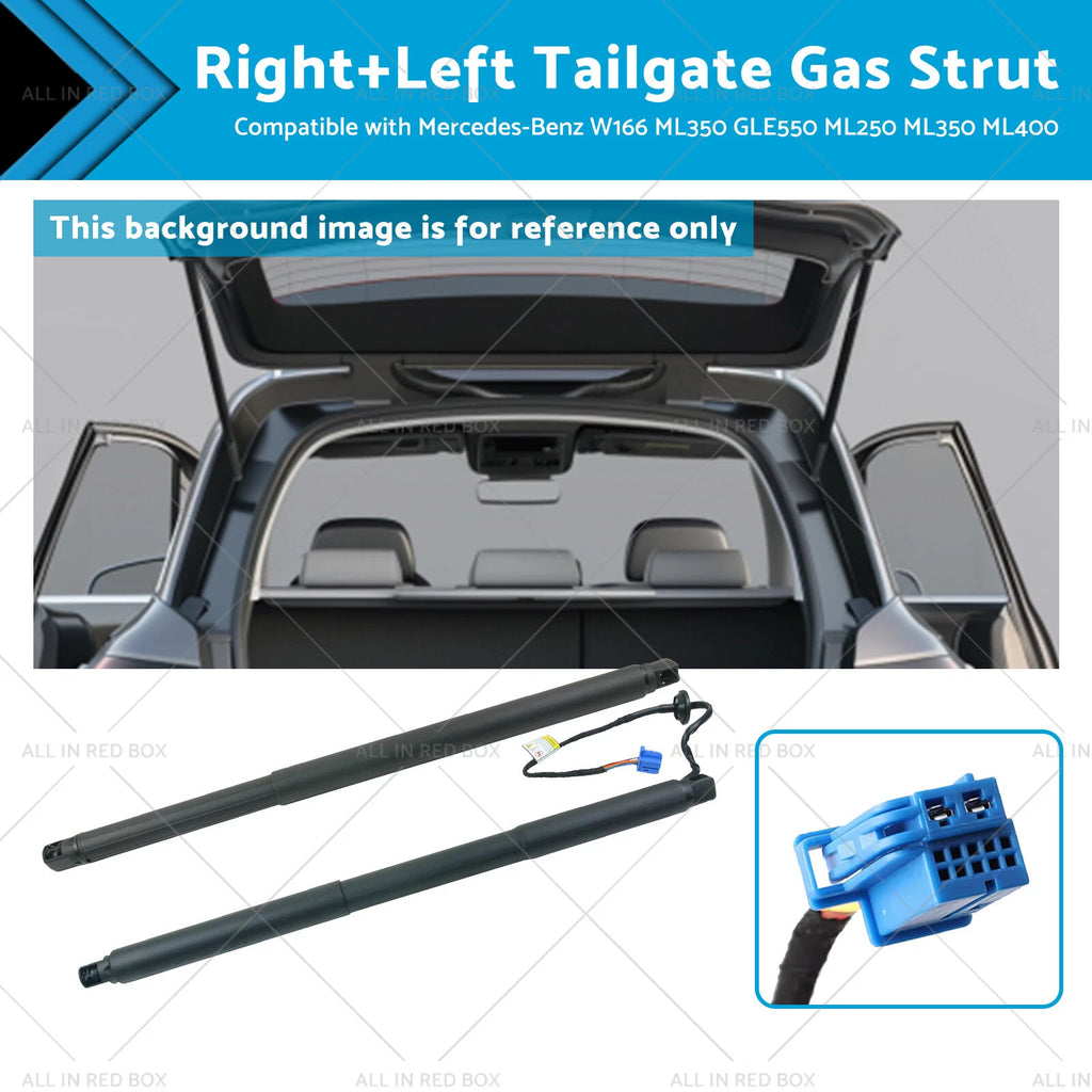 Set of 2 Tailgate Gas Struts for Mercedes Benz ML350 (W166)