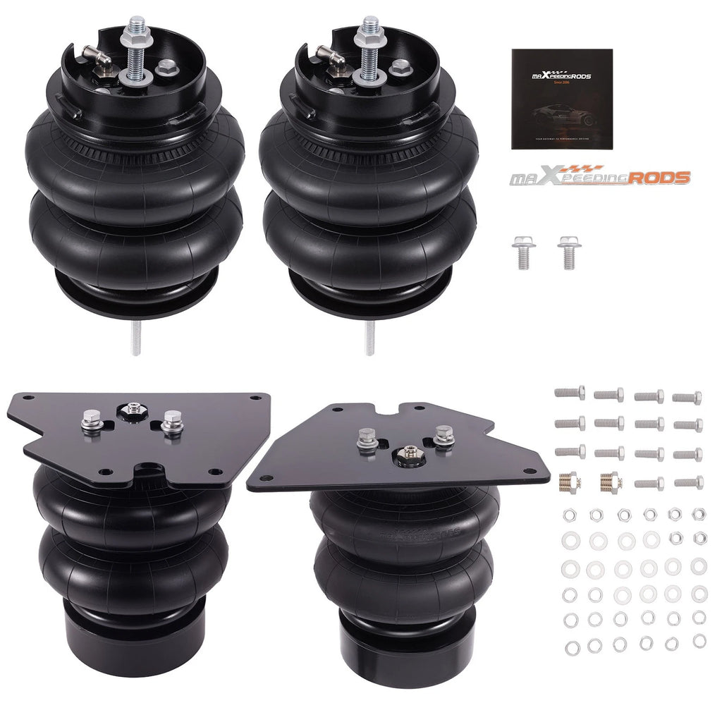Set of 4 Air Spring Bags 2600lbs with Mounting Brackets for Chevy C10 (1963–1972)