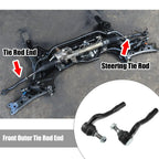 2 x Front Outer Tie Rod Ends for Mercedes-Benz C230 C240 C280 (2000-2007)
