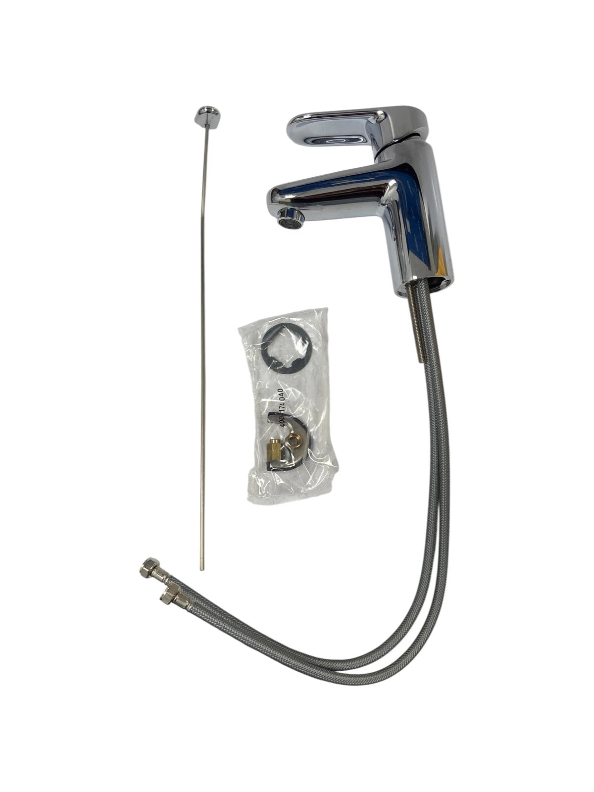 Grohe 3317000A Single-Handle Bathroom Faucet for S-Size (No Pop-Up Drain)