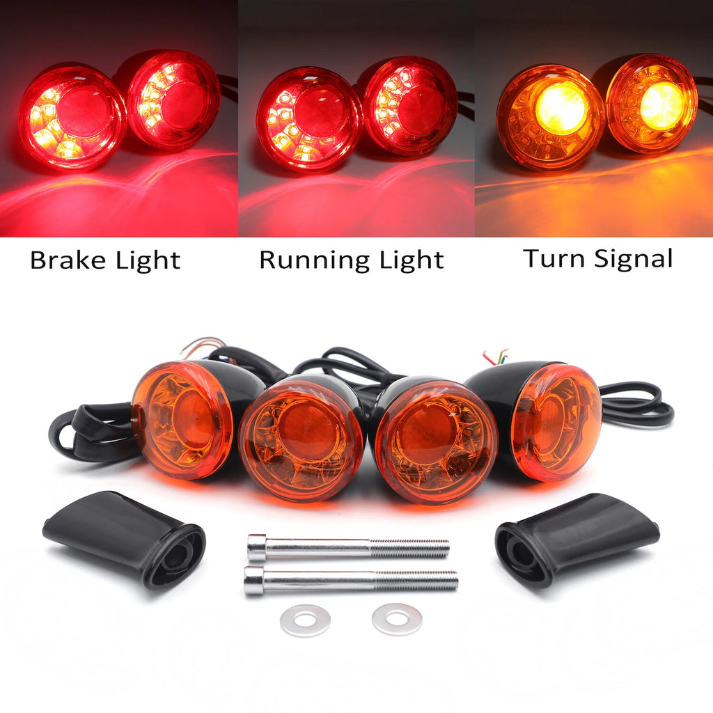 LED Running Brake Turn Signal Indicator Light for XL 883 1200 (1992–2017)