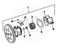 Water Pump Repair Kit for OMC Sterndrive 3.0L-8.2L (1995–1998) #3858847/3851623