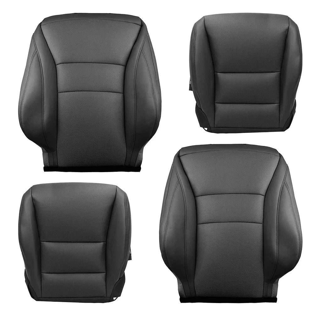 Leather Seat Cover Set for Honda Accord (2013–2017) Black
