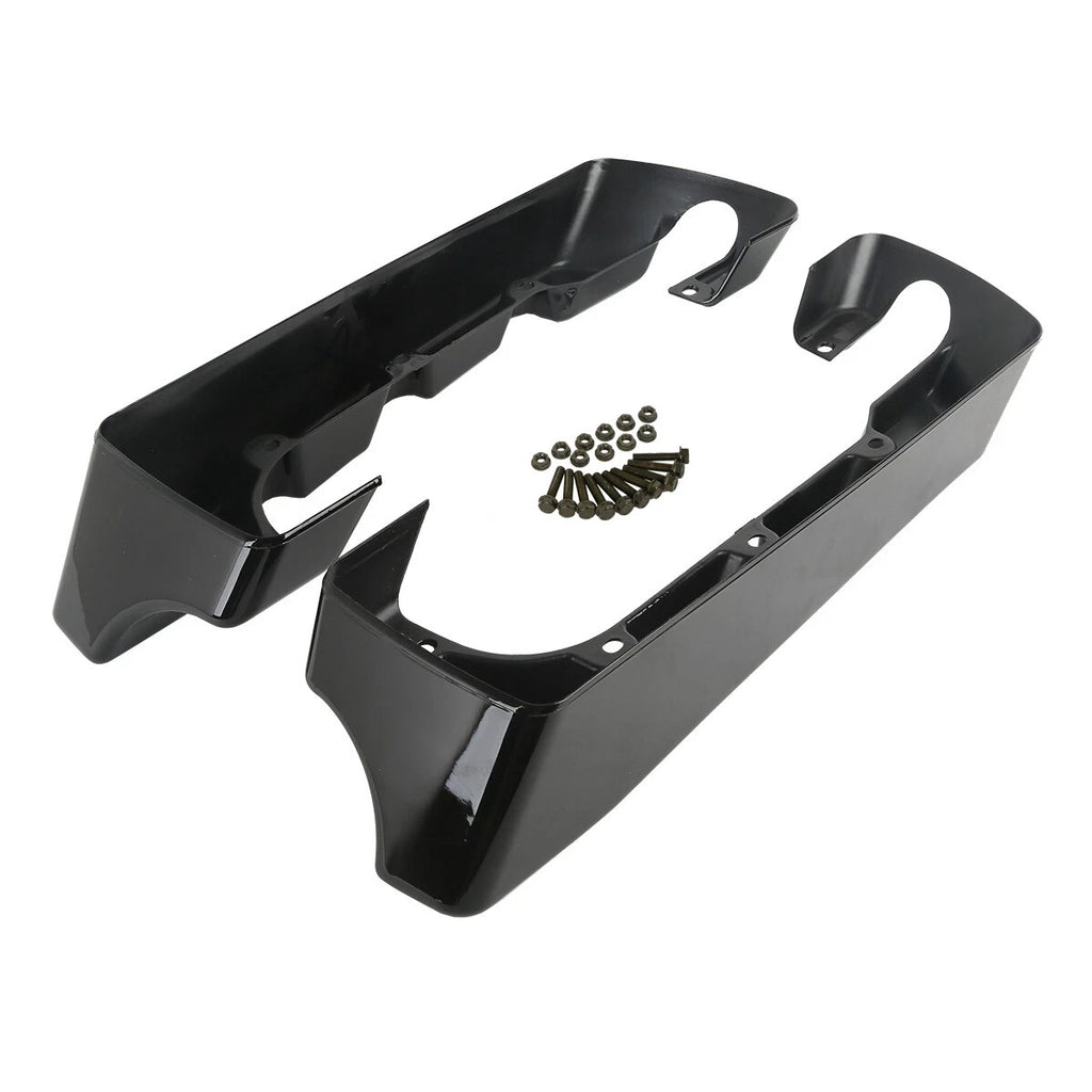 4" Hard Stretched Saddlebags Extension for Harley Touring (2014–2024)