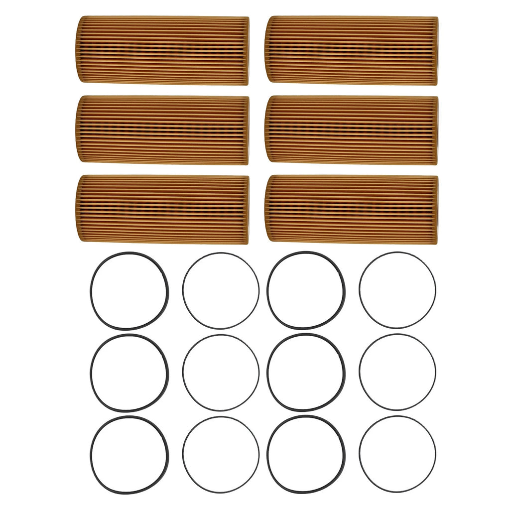 Set of 6 Oil Filters for Porsche Cayenne VW Touareg Audi (2005–2018)